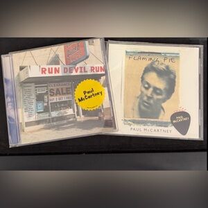 CD- Paul McCartney - set of 2 CD’s with Guitar Pick labeled